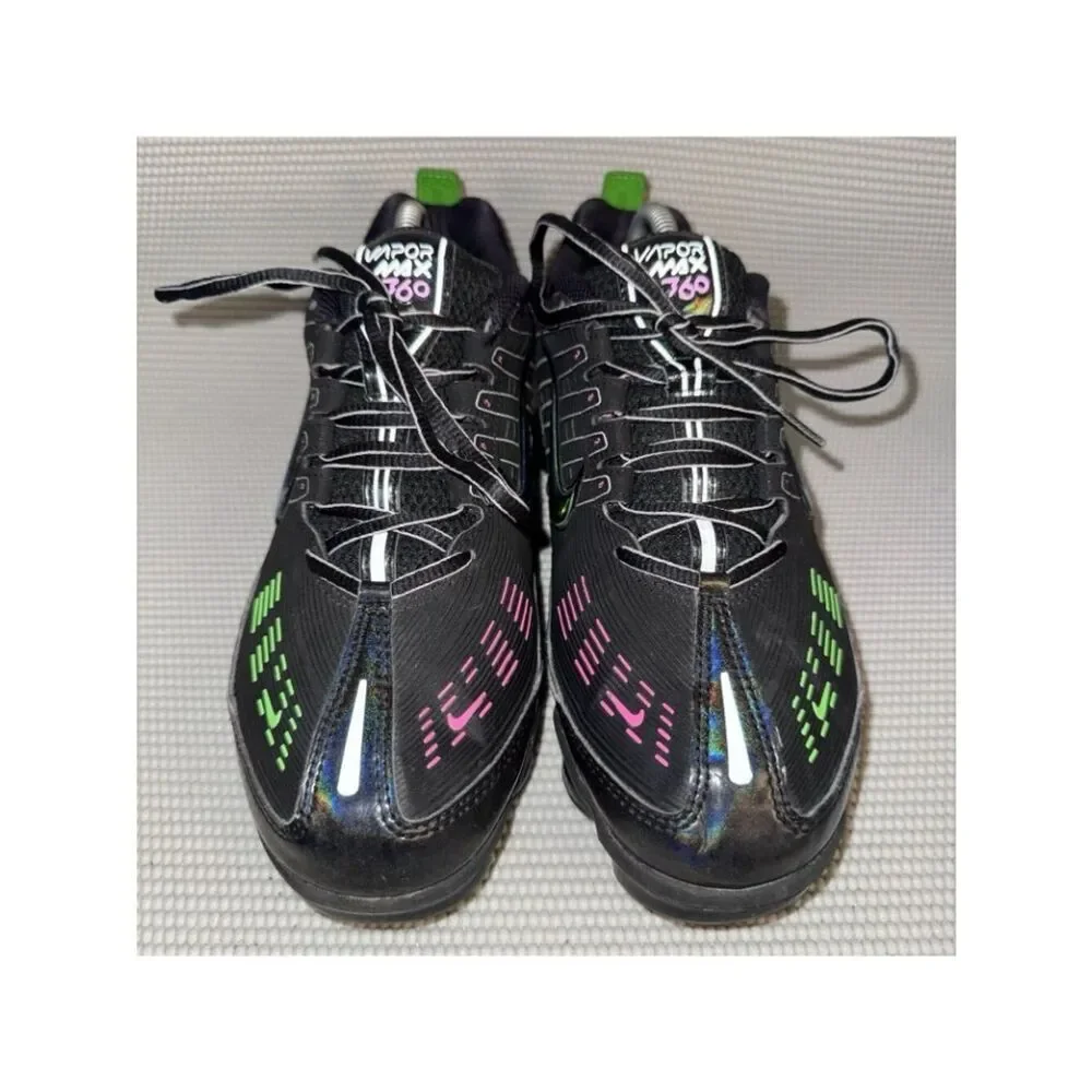 Nike Air VaporMax 360 Black Green Pink Iridescent Athletic Sneakers Shoes Mens 9